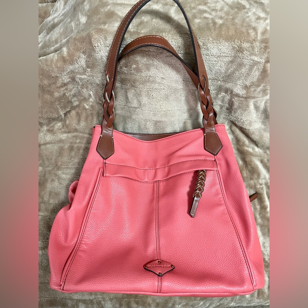St. John’s Bay Coral and Brown Purse